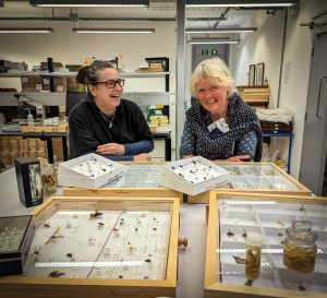 Erica McAlister (left) & Sarah Hawkes (right) © Dr Will Hawkes